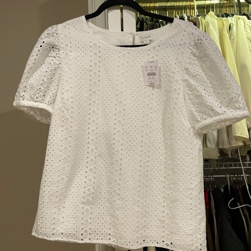 White J Crew top